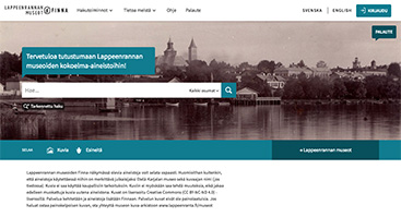 lappeenrannanmuseot.finna.fi screenshot